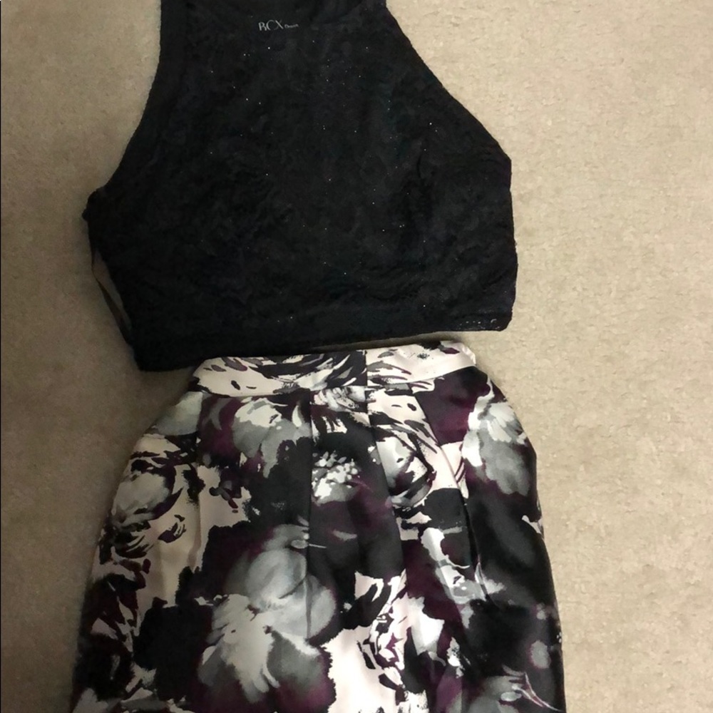 Two piece hoco dress!  Adorable